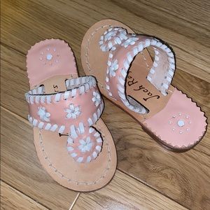 Jack Rogers Girls' Sandals (Blush/White)